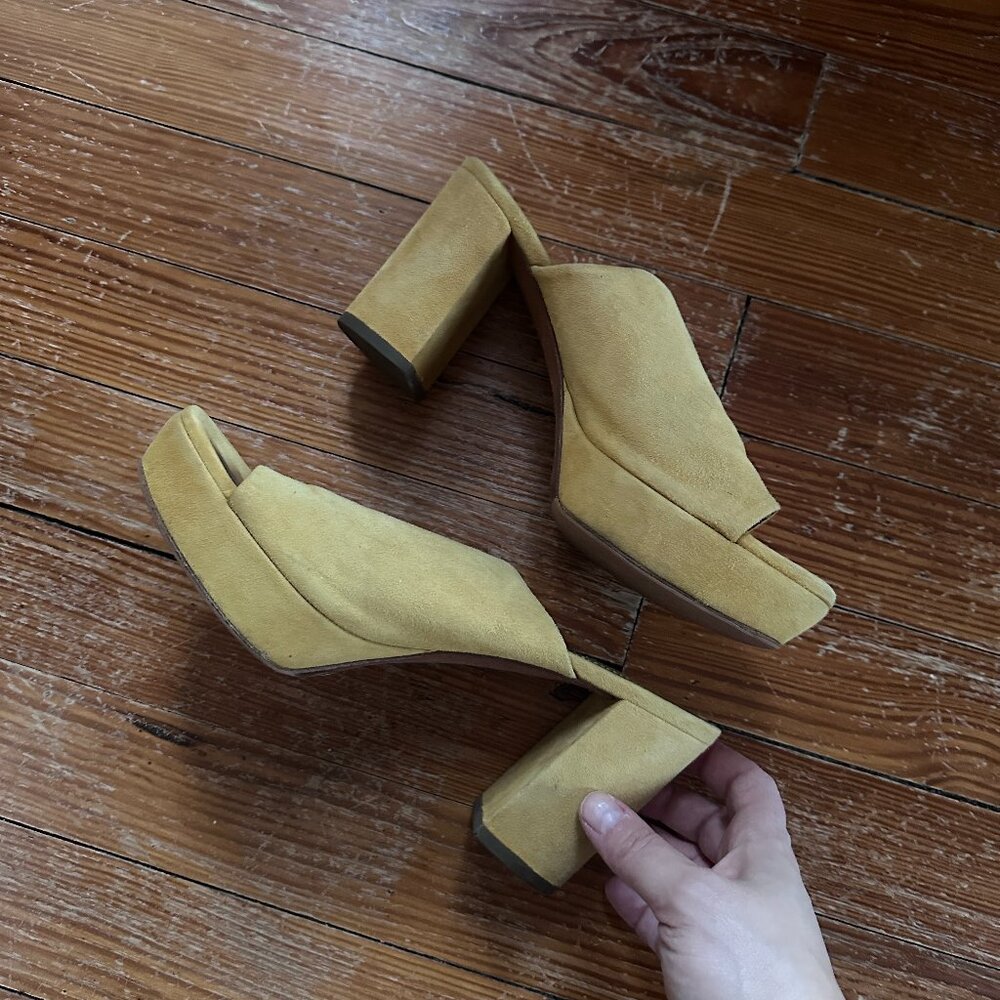 Mansur Gavriel Suede 65mm Mule SUN Size 38